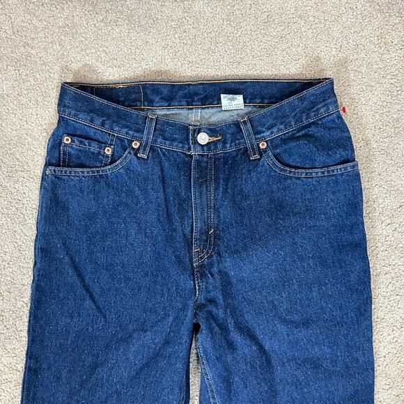 Vintage Levi's Strauss & Co 517 Bootcut high Rise Jeans Dark Wash Blue Size 11 - Picture 3 of 8